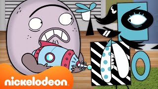 Rock Paper amp Scissors Do A Laser Heist 💥 BRAND NEW Scene  Nicktoons [upl. by Lewan74]