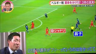 【サッカー】日本VSベルギー その時選手は・・・ 失点のシーンを振り返って【ワールドカップ】 [upl. by Stone]