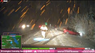 Gouldsboro PA Snowstorm  Live Stream Archive [upl. by Nohsyar]