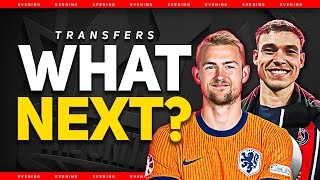 DE LIGT UGARTE amp FRIMPONG Man Utd Transfer News [upl. by Holleran426]