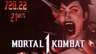 INSANE 70 DAMAGE COMBO ONLINE WITH NITARA Mortal Kombat 1 Kombat League Ranked Sets [upl. by Welcy168]