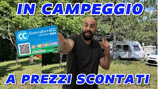 IN CAMPEGGIO A PREZZI SCONTATI CampingCard ACSI [upl. by Eliezer]