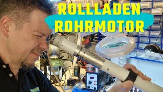 Rollladen Rohrmotor defekt  hier Becker  was ist ein Kondensatormotor [upl. by Nlycaj729]