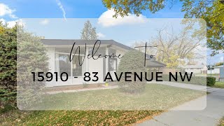 Welcome to 15910 83 Ave NW [upl. by Aloeda]