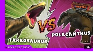 Tarbosaurus vs polacanthus [upl. by Fairweather]