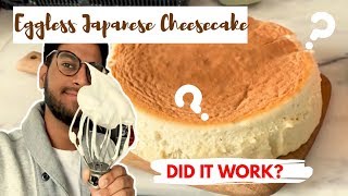 We made Eggless Japanese Cheesecake for the first time Did it work Bake With Shivesh Vlogs [upl. by Kimon]