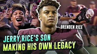 Brenden Rice Is MORE Than Jerry Rices SON Top WR Ready To Make His Mark In COLLEGE [upl. by Won]