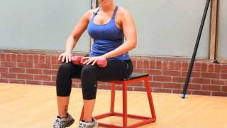 How to Do a Seated Calf Raise  Female Bodybuilding [upl. by Ddot894]