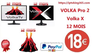 volka pro amp volka x 12 MOIS 1800 EUR EXPEDIÉE 1 MINUTE [upl. by Eimmot]