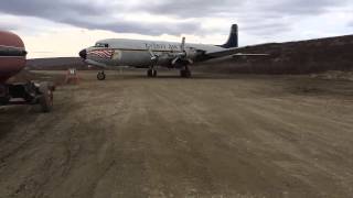 DC6 Takeoff and Landing [upl. by Nanni675]