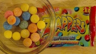 Zappers ZED Candy Mega Sour Bubble Gum [upl. by Suzan]