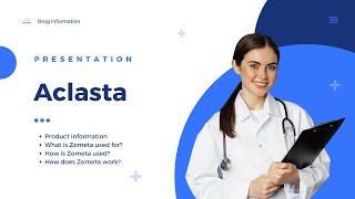 Aclasta  Product information uses dosage mechanism  zoledronic acid [upl. by Yendys]