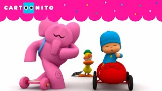 ¡CON PRECAUCIÓN Y DIVERSIÓN A TODA VELOCIDAD  POCOYO  CARTOONITO [upl. by Elok]