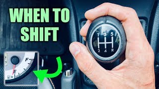 When To Shift Gears For The Best Fuel Economy [upl. by Hoxsie]