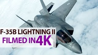 F35B Lightning II Flight Hover and Vertical Landing in 4K [upl. by Sethi]