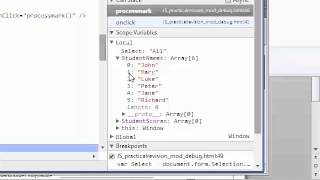 JavaScript Debugging Example [upl. by Isla]