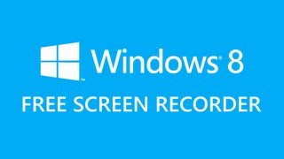 How To Screen Record In Windows 8 [upl. by Rednijar]