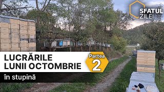 Lucrările lunii OCTOMBRIE în stupină partea IIa [upl. by Ashti]