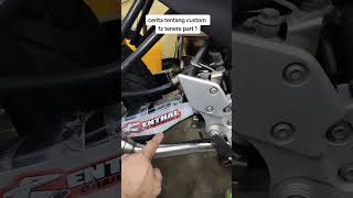 tutorial pemasangan parts fz150 convert tenere concept part 1 [upl. by Serg915]