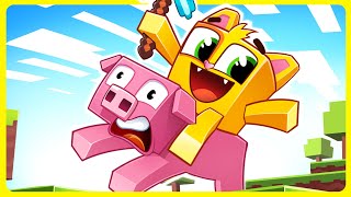 Minecraft Song 🎮⛏️🗝️ Where Are In The Game😃 Songs for Kids by Toonaland [upl. by Airotnes]