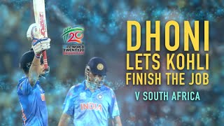 quotOver to you Viratquot  MS Dhoni lets Virat Kohli finish it off [upl. by Ubana950]