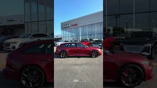 Unleash the power and precision of the Audi RS 6 Avant now available in a stunning Grenadier Red [upl. by Leamse]