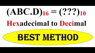 Hexadecimal to Decimal Conversion [upl. by Dianna]