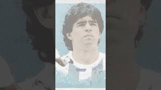 Diego Maradona aka El Diez football worldcupfootballteam footballlegends [upl. by Bel694]