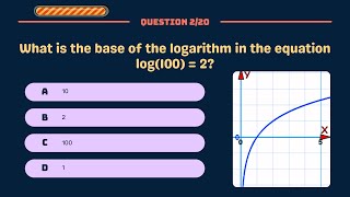 Logarithmic and Exponential Function Quiz 20 questions [upl. by Bright381]