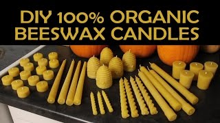 DIY Beeswax Candles [upl. by Namus]