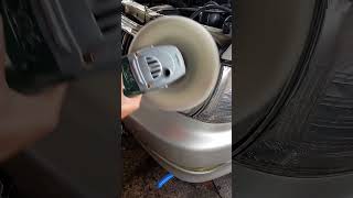 Buffing Headlights with Compound shortvideo satisfying cars [upl. by Sprage]