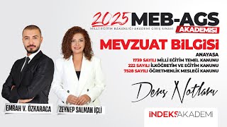 2025  AGS  Mevzuat Bilgisi  Tanıtım  Emrah VAHAP ÖZKARACA ve Zeynep SALMAN İÇLİ [upl. by Asilehc]