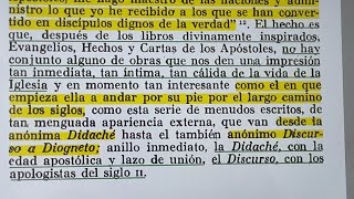 Introducción a la Didache ó padres apostólicos parte 2 [upl. by Ransom]