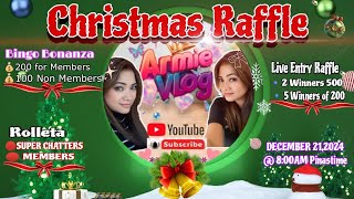 PROMOTING CHRISTMAS RAFFLE BY ARMIE VLOG ON DECEMBER 222024 [upl. by Eniretak816]