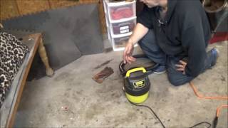 STANLEY MINI SHOP VAC 15HP 1GAL REVIEW [upl. by Veejar]