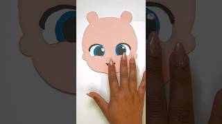 Baby John Craft 🌈 DIY 123 kids crafts babyjohn diy arts [upl. by Nylitsirk]