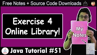 Java Tutorial Exercise 4  Online Library [upl. by Goldy355]