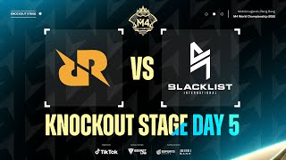 EN M4 Knockout Stage Day 5  RRQ vs BLCK Game 5 [upl. by Esetal]