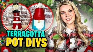 ALL NEW Terracotta Pot DIY Ideas for Summer [upl. by Phyllys]