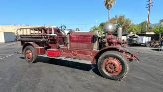 Beautiful Unrestored Ahrens Fox JS2 Fire Truck Walk Around [upl. by Ida169]