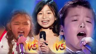 Celine Tam vs Jeffrey Li Angelica Hale All Song Americas Got Talent 2018 [upl. by Wanda9]