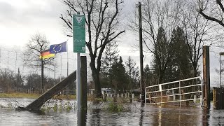 Hochwasser in Winsen Aller  Niedersachsen  Deutschland [upl. by Heer]