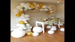 DIY COMMENT FAIRE UNE ARCHE DE BALLON OU GUIRANDE  HOW TO MAKE A BALLOON ARCH [upl. by Nakah]