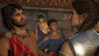 Assassins Creed Odyssey Mikkos Romance amp Foursome Kassandra [upl. by Monetta]