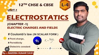 coulombs law in scalar form  permittivity  electrostatic  class 12th physics [upl. by Eednus]