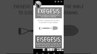 Exegesis vs Eisegesis 2 [upl. by Elyagiba]