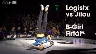 Logistx vs Jilou bgirl final  stance  Silverback Open 2018  UDEF [upl. by Neerac536]