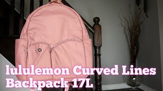 Lululemon Curved Lines Backpack 17L Review [upl. by Cronin]