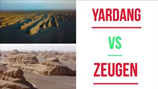 Differences between Yardang and Zeugen  Yardang Vs Zeugen [upl. by Ayrotal]