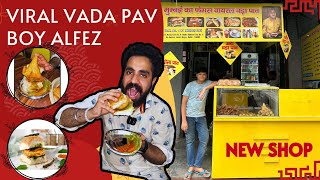 Viral Vada Pav Boy  quotNew shopquot  ALFEZ New shop  From Cart to Shop  FOT [upl. by Adnir]